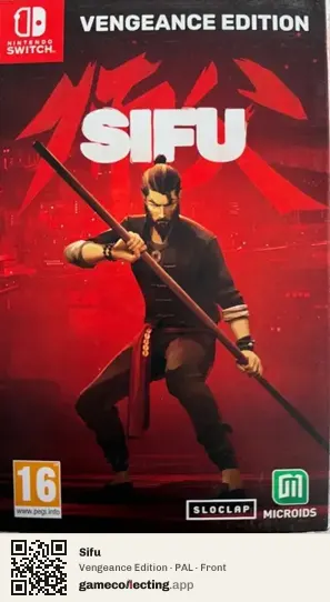 Sifu Nintendo Switch, PAL box front
