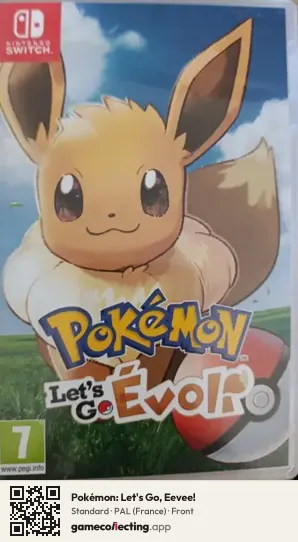 Pokémon: Let's Go, Eevee! Nintendo Switch, France box front