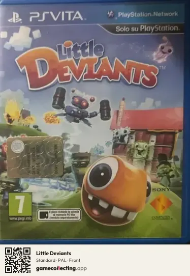 Little Deviants PlayStation Vita, PAL box front
