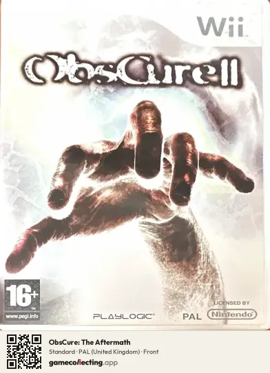 ObsCure: The Aftermath Nintendo Wii, United Kingdom box front