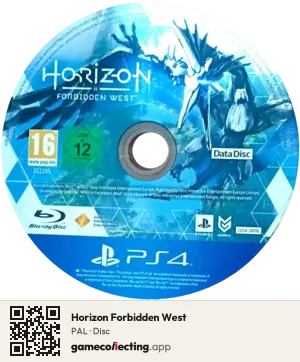 Horizon Forbidden West PlayStation 4, PAL disc