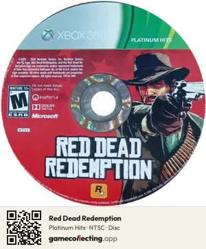 Red Dead Redemption Xbox 360, NTSC disc