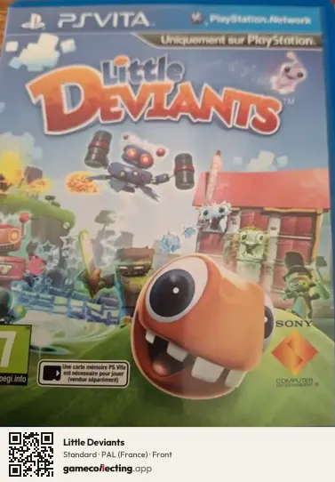 Little Deviants PlayStation Vita, France box front
