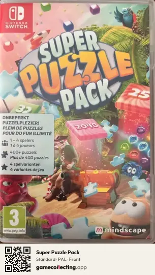 Super Puzzle Pack Nintendo Switch, PAL box front