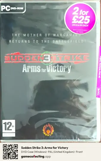 Sudden Strike 3: Arms for Victory Computer, United Kingdom box front