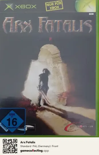Arx Fatalis Xbox, Germany box front