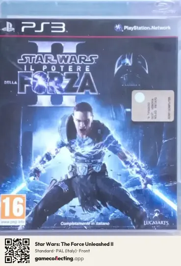 Star Wars: The Force Unleashed II PlayStation 3, Italy box front