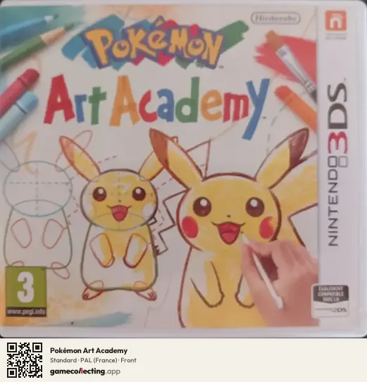 Pokémon Art Academy Nintendo 3DS, France box front