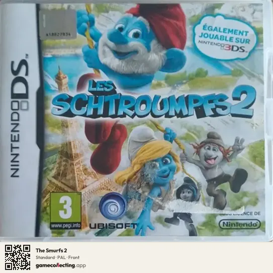 The Smurfs 2 Nintendo DS, PAL box front