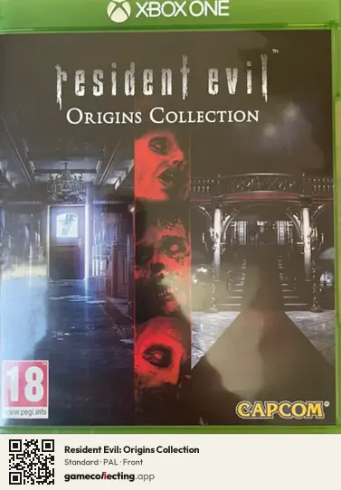 Resident Evil: Origins Collection Xbox One, PAL box front