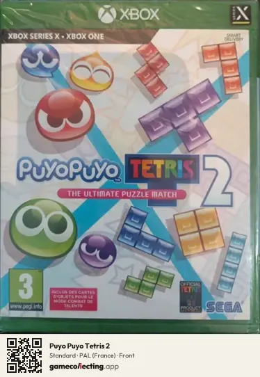 Puyo Puyo Tetris 2 Xbox Series X, France box front