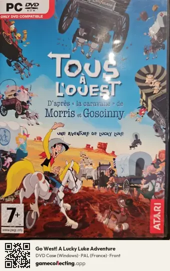 Go West! A Lucky Luke Adventure Computer, France box front