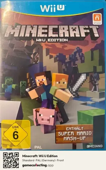 Minecraft: Wii U Edition Nintendo Wii U, Germany box front