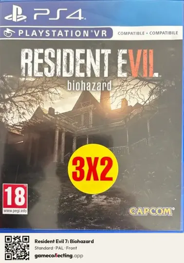 Resident Evil 7: Biohazard PlayStation 4, PAL box front