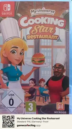 My Universe: Cooking Star Restaurant Nintendo Switch, Germany box front
