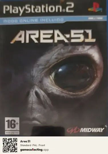Area 51 PlayStation 2, PAL box front