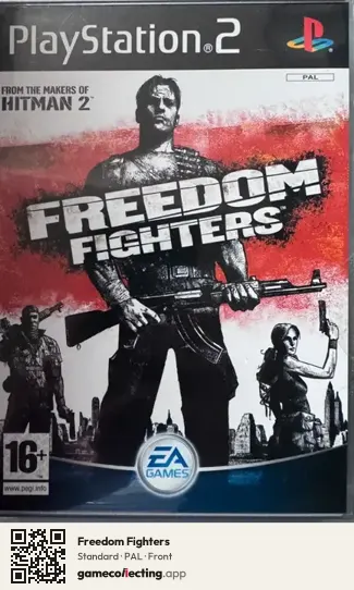 Freedom Fighters PlayStation 2, PAL box front