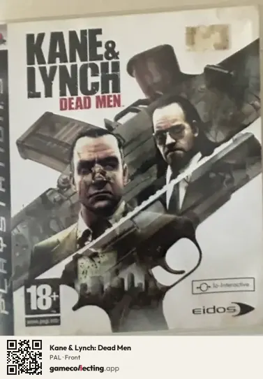 Kane & Lynch: Dead Men PlayStation 3, PAL box front