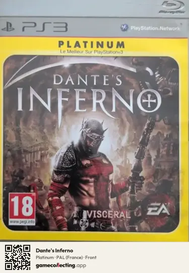 Dante's Inferno PlayStation 3, France box front