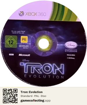Tron: Evolution Xbox 360, PAL disc
