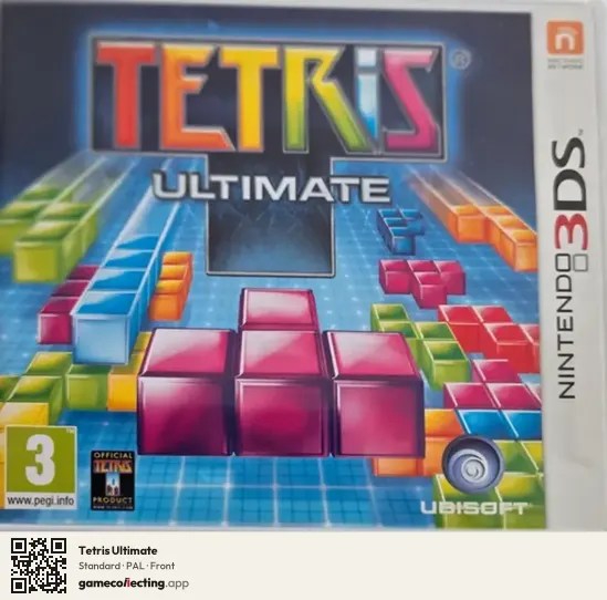 Tetris Ultimate Nintendo 3DS, PAL box front