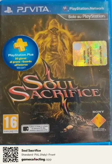 Soul Sacrifice PlayStation Vita, Italy box front
