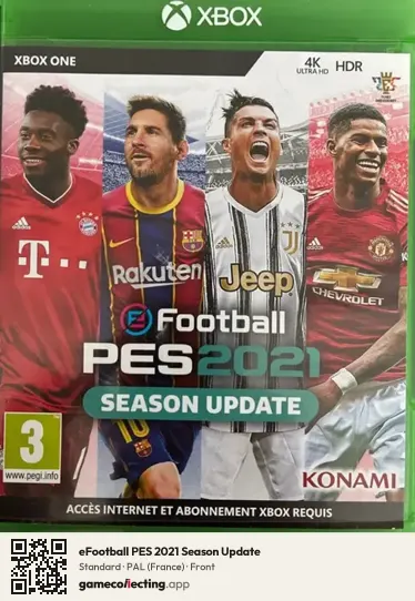eFootball PES 2021 Season Update Xbox One, France box front