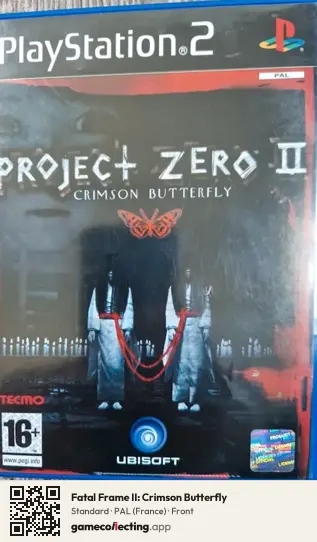 Fatal Frame II: Crimson Butterfly PlayStation 2, France box front