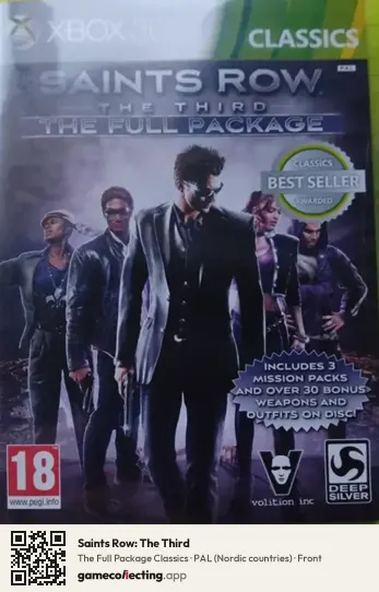 Saints Row: The Third Xbox 360, Nordic countries box front