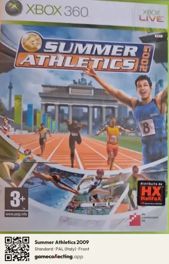 Summer Athletics 2009 Xbox 360, Italy box front