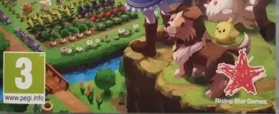 Harvest Moon: One World, the PEGI square on its front