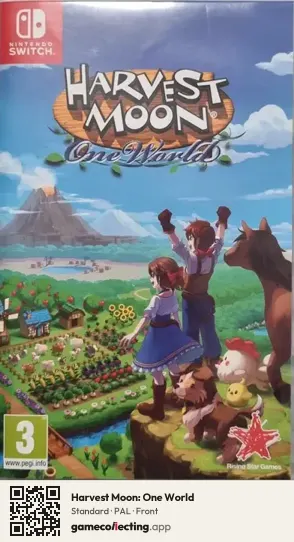 Harvest Moon: One World Nintendo Switch, PAL box front
