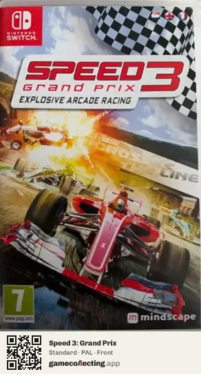 Speed 3: Grand Prix Nintendo Switch, PAL box front