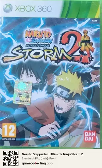 Naruto Shippuden: Ultimate Ninja Storm 2 Xbox 360, Italy box front