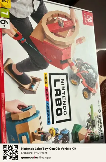 Nintendo Labo Toy-Con 03: Vehicle Kit Nintendo Switch, PAL box front