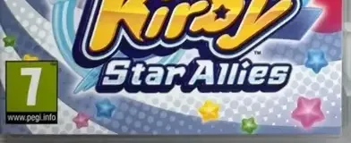 Kirby Star Allies, the PEGI square on its front