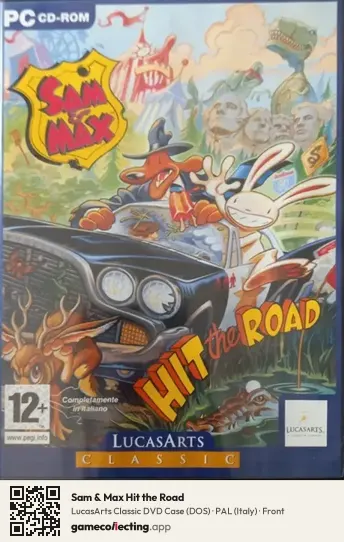 Sam & Max Hit the Road Computer, Italy box front