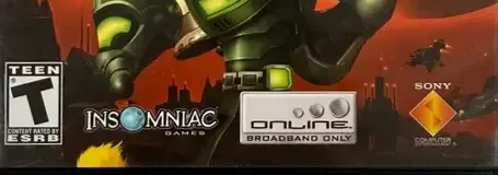 Ratchet & Clank: Up Your Arsenal, the ESRB box on its front