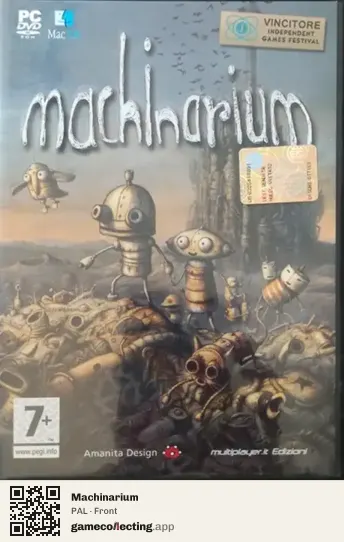 Machinarium Computer, PAL box front