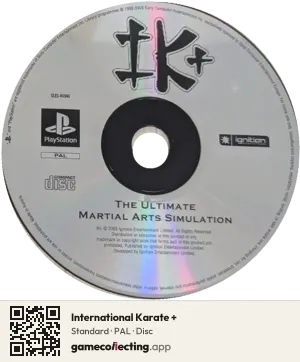 International Karate + PlayStation, PAL disc