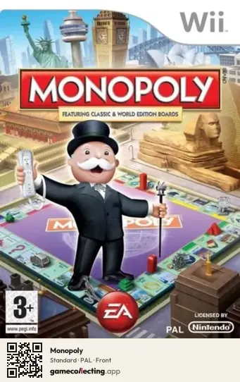 Monopoly Nintendo Wii, PAL box front