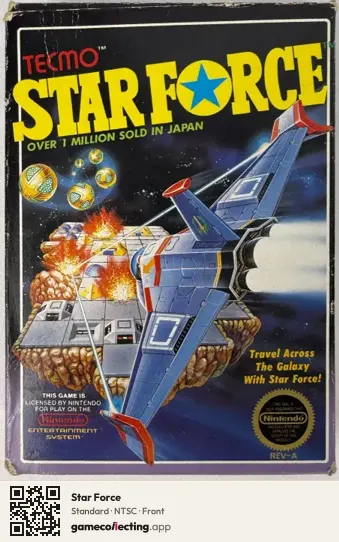 Star Force Nintendo Entertainment System, NTSC box front