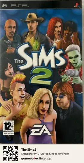 The Sims 2 PlayStation Portable, United Kingdom box front