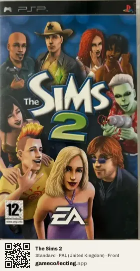 The Sims 2 PlayStation Portable, United Kingdom box front