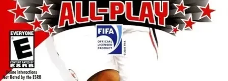 FIFA 09 All-Play, the ESRB box on its front