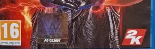 WWE 2K19, the PEGI square on its front
