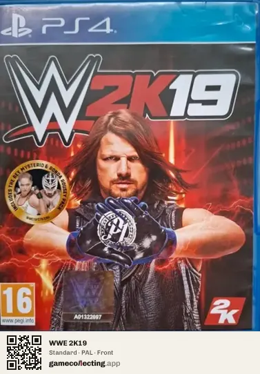 WWE 2K19 PlayStation 4, PAL box front