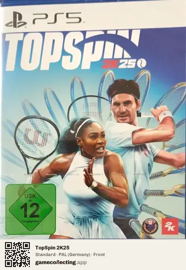 TopSpin 2K25 PlayStation 5, Germany box front