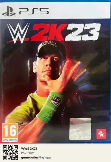 WWE 2K23 PlayStation 5, PAL box front