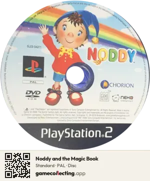 Noddy and the Magic Book PlayStation 2, PAL disc